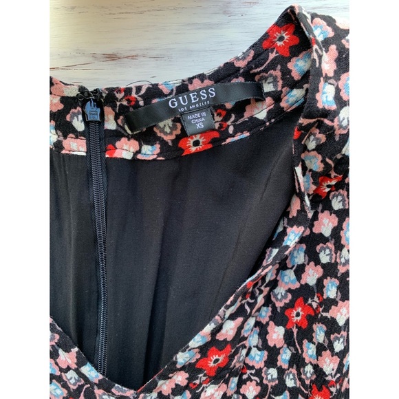 Guess | black and flower print jumper/ romper - Picture 13 of 16